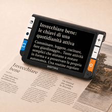 Diottris Lettore – Lente elettronica per leggere facilmente